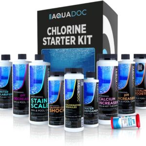 Hot Tub and Spa Chlorine Starter Kit - All Hot Tub and Spa Chemicals for Chlorine Hot Tub and Spa