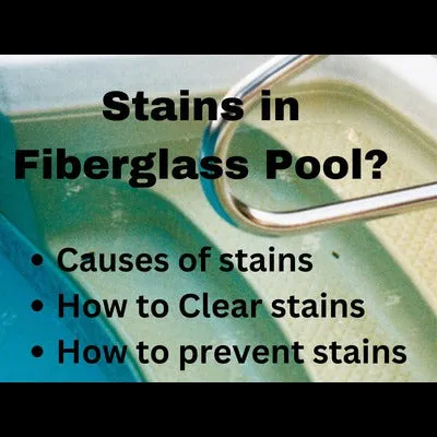 Fiberglass Pool Stain Removal 1
